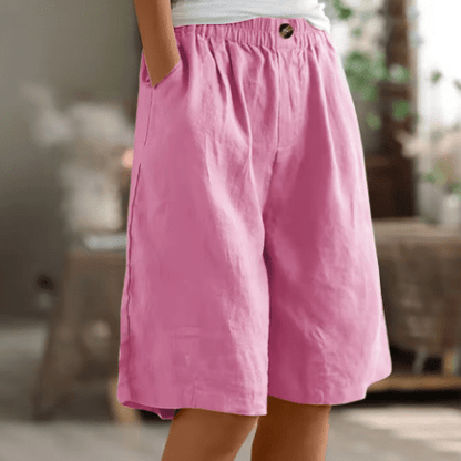 Shorts Sueltos de Lino Cecilia