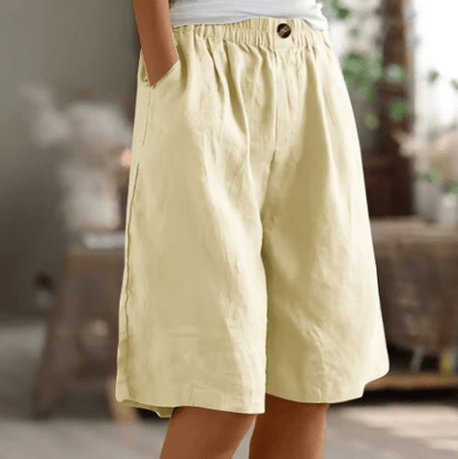 Shorts Sueltos de Lino Cecilia
