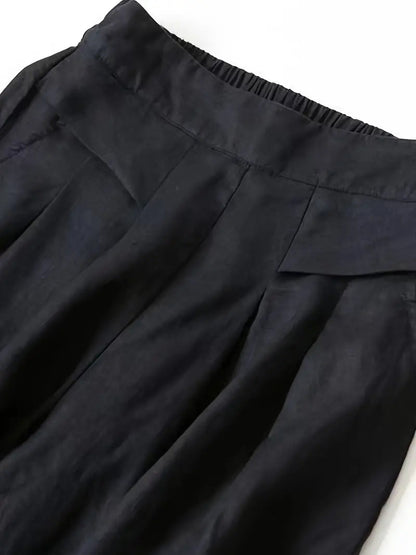 Anina - Linen Wide Leg Pant