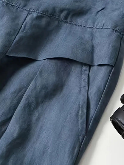 Anina - Linen Wide Leg Pant