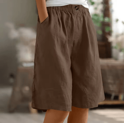 Shorts Sueltos de Lino Cecilia